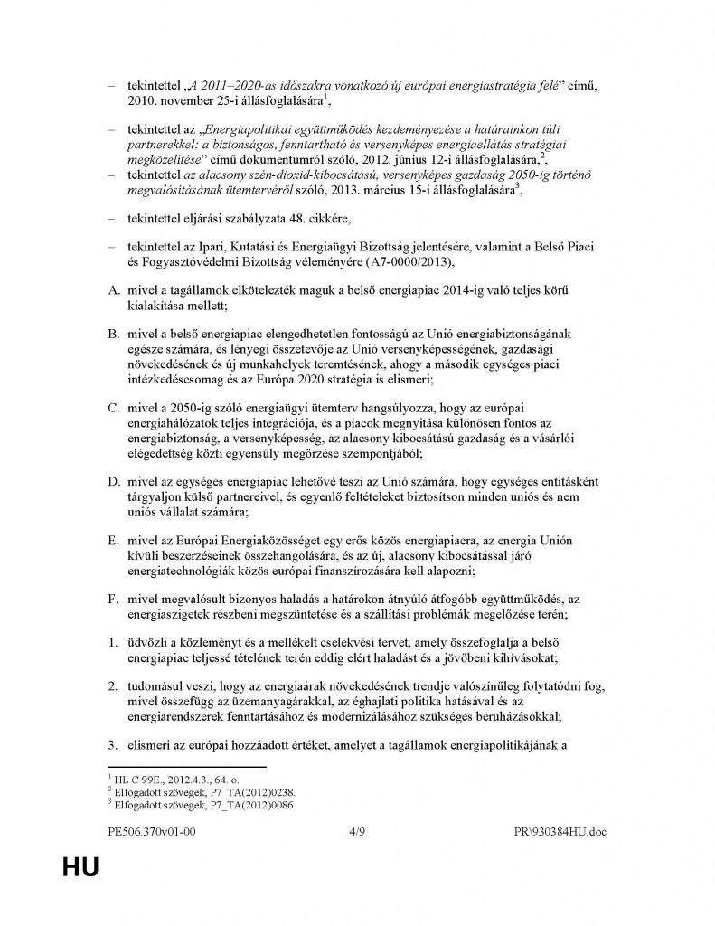 Buzek jelentéstervezet a belsö energiapiac müködöképessé tételéröl_2013-2005_INI_Page_4